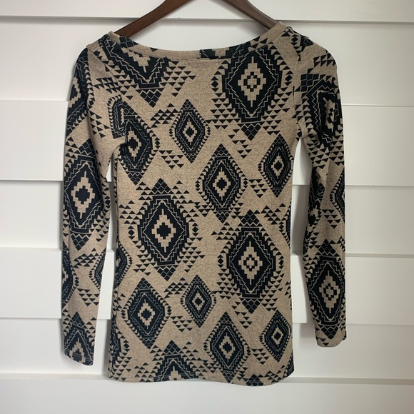 (NWOT) About a Girl LA // Aztec Long Sleeve - Picture 3 of 3